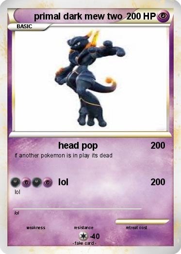 Pokemon primal dark mew two