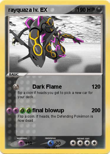 Pokemon rayquaza lv. EX