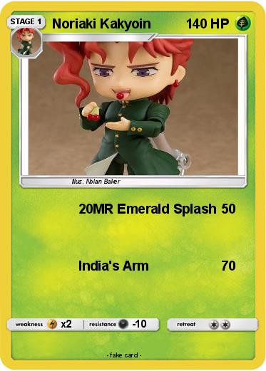 Pokemon Noriaki Kakyoin