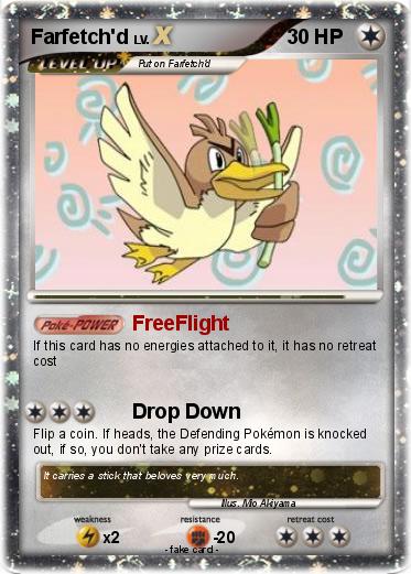 Pokemon Farfetch'd Pokemon Farfetch'd