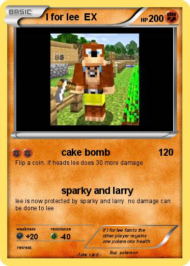 Pokemon l for lee  EX