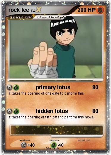 Pokemon rock lee