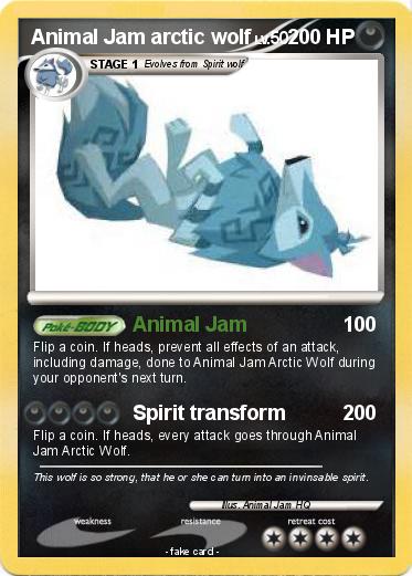 Pokemon Animal Jam arctic wolf