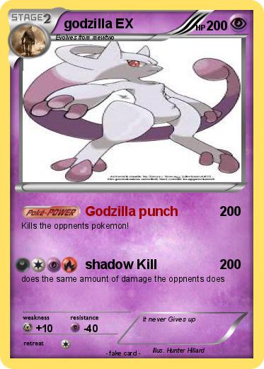 Pokemon godzilla EX