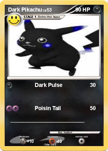 Pokemon Dark Pikachu