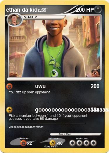 Pokemon ethan da kid