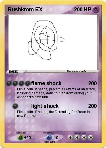 Pokemon Rushkrom EX