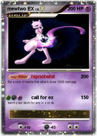 Pokemon mewtwo EX