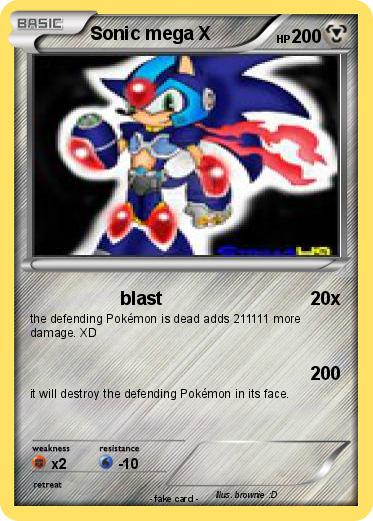 Pokemon Sonic mega X