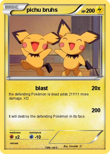 Pokemon pichu bruhs