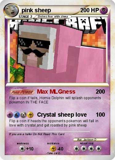 Pokemon pink sheep