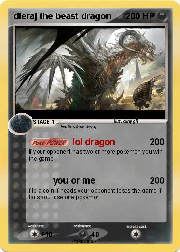 Pokemon dieraj the beast dragon