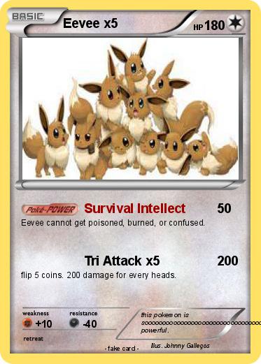 Pokemon Eevee x5