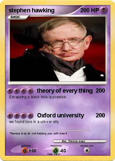 Pokemon stephen hawking