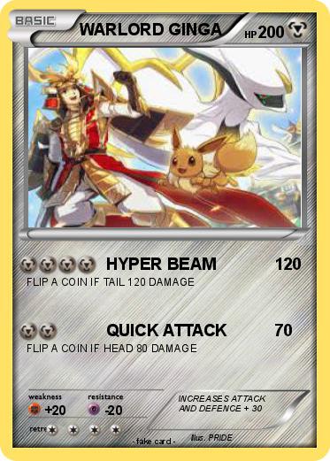 Pokemon WARLORD GINGA