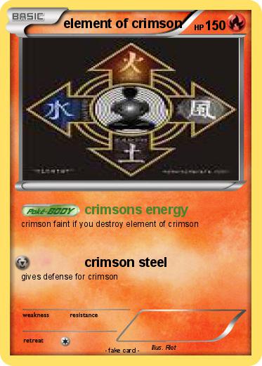 Pokemon element of crimson