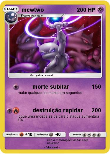 Pokemon mewtwo