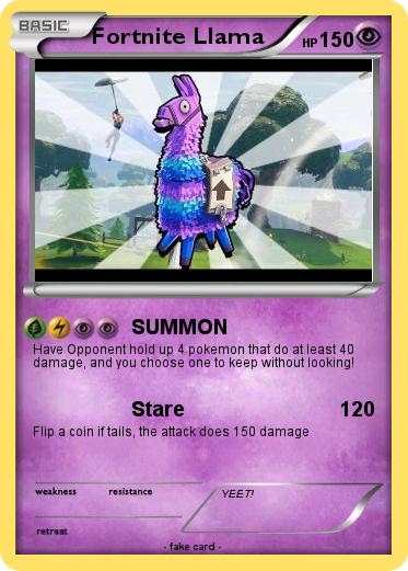Pokemon Fortnite Llama