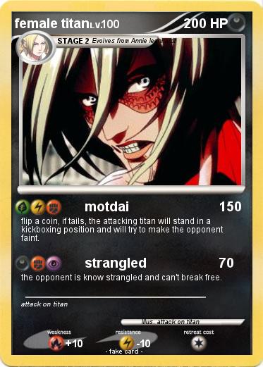 Pokemon female titan