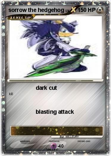 Pokemon sorrow the hedgehog