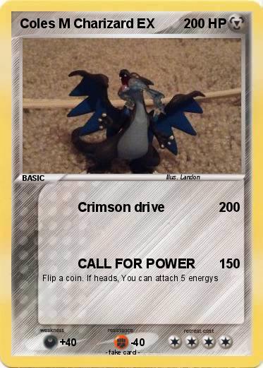 Pokemon Coles M Charizard EX