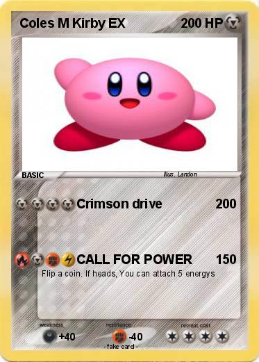 Pokemon Coles M Kirby EX