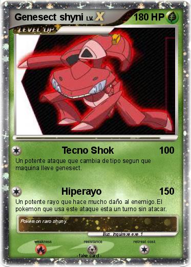 Pokemon Genesect shyni