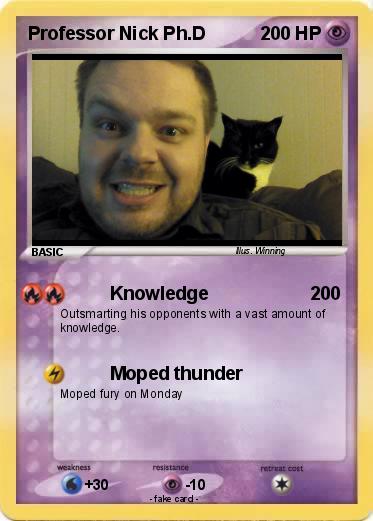 Pokemon Professor Nick Ph.D