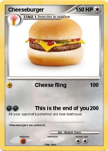 Pokemon Cheeseburger