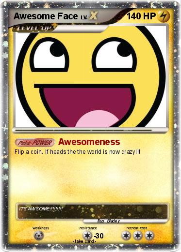Pokemon Awesome Face
