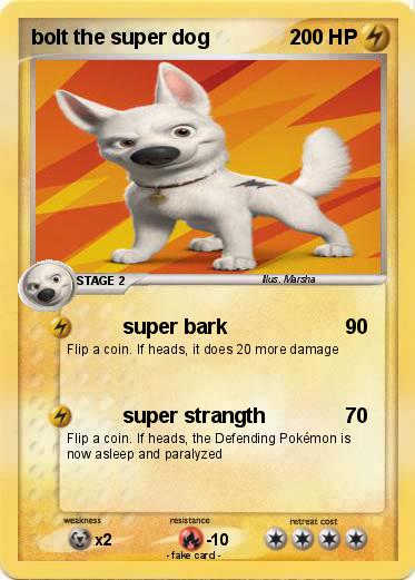 Pokemon bolt the super dog