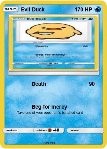 Pokemon Evil Duck