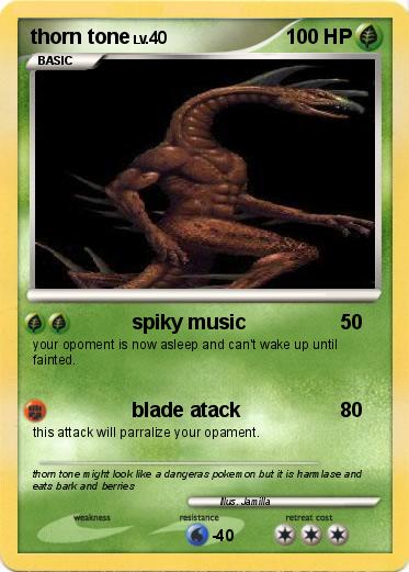 Pokemon thorn tone