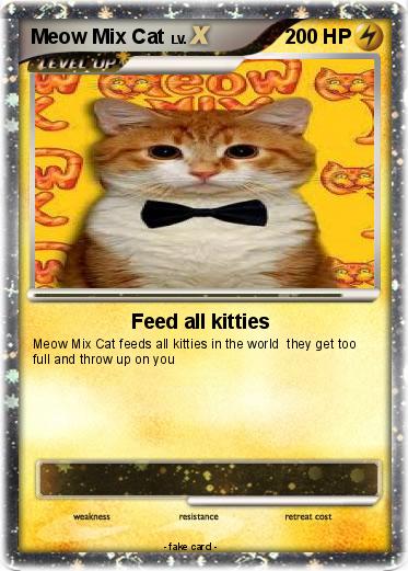 Pokemon Meow Mix Cat