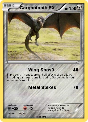 Pokemon Gargontooth EX