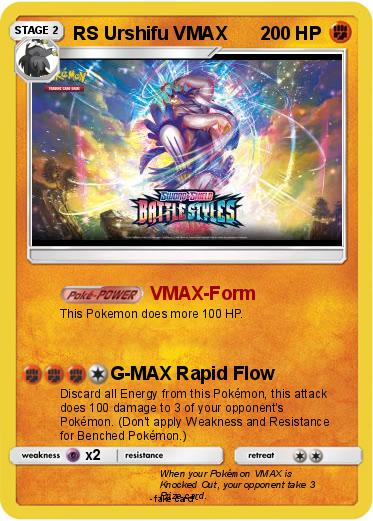 Pokemon RS Urshifu VMAX