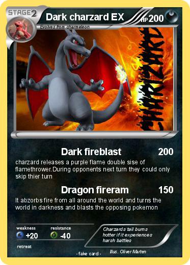Pokemon Dark charzard EX