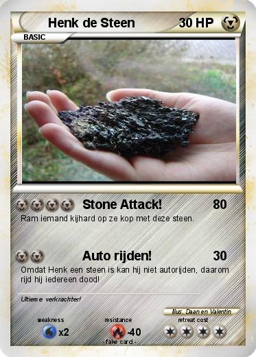 Pokemon Henk de Steen