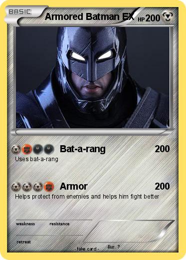 Pokemon Armored Batman EX