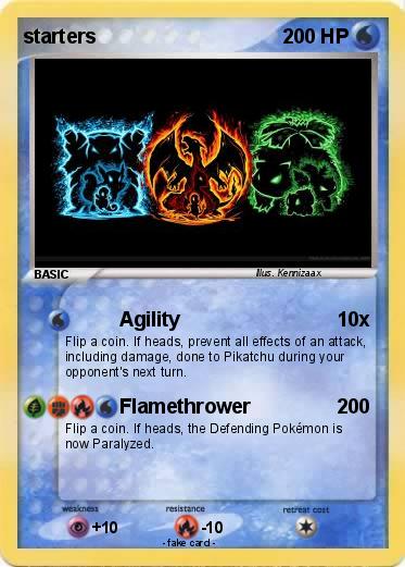 Pokemon starters