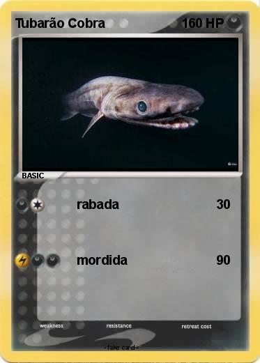 Pokemon Tubarão Cobra