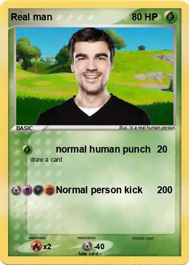Pokemon Real man