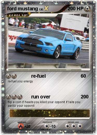 Pokemon ford mustang