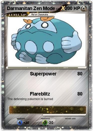 Pokemon Darmanitan Zen Mode