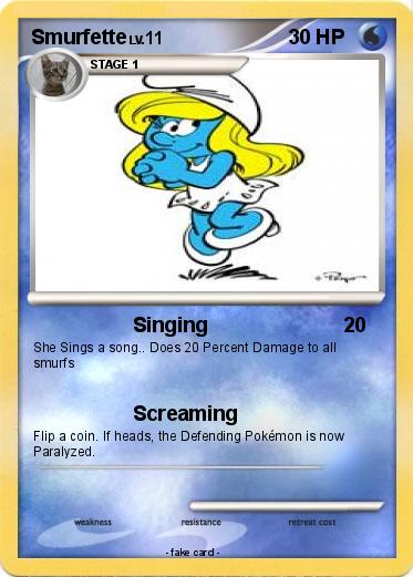 Pokemon Smurfette