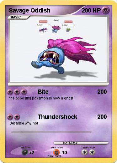 Pokemon Savage Oddish