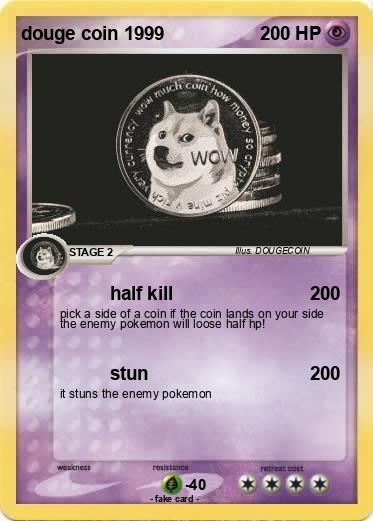 Pokemon douge coin 1999