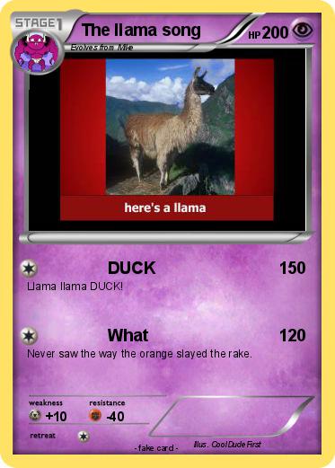 Pokemon The llama song