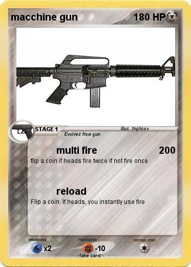 Pokemon macchine gun