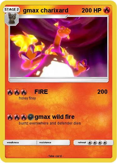 Pokemon gmax charixard